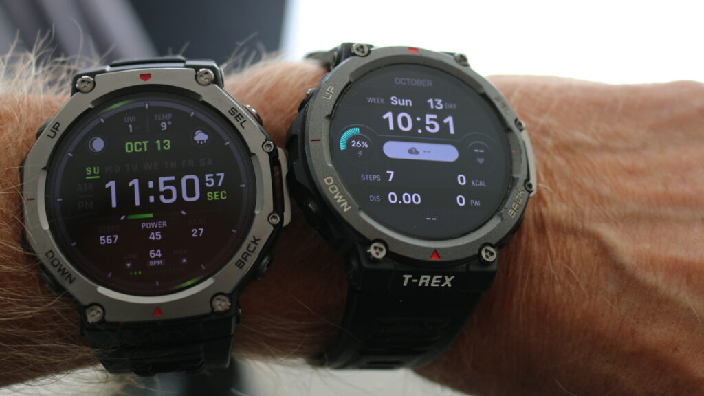 Amazfit T-Rex 3 T-Rex 2 vergelijking