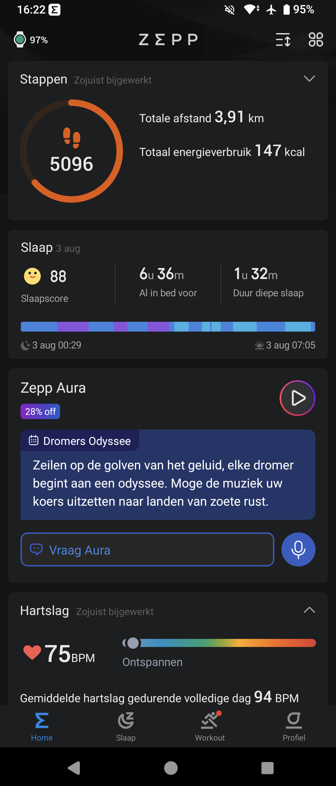 Zepp app